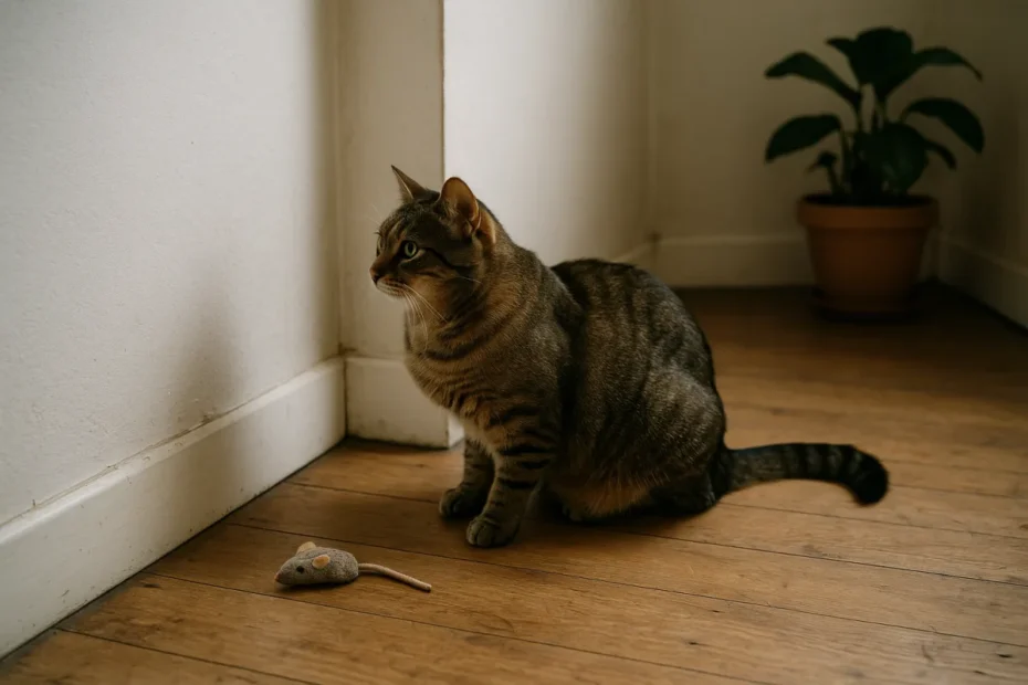 Кішка, що дивиться в одну точку